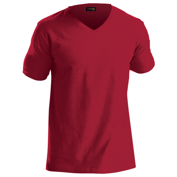 170g Slim Fit V-Neck T-Shirt Mens - Image 2